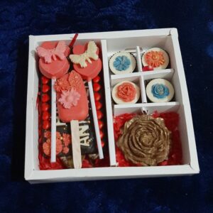 Decorated Dark Chocolate Gift Box